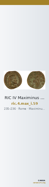 RIC IV Maximinus Thrax 59 — CANOA