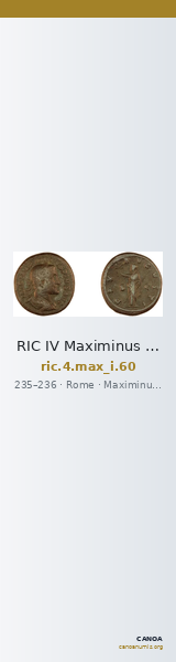 RIC IV Maximinus Thrax 60 — CANOA