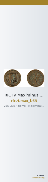 RIC IV Maximinus Thrax 63 — CANOA