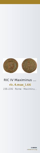 RIC IV Maximinus Thrax 66 — CANOA