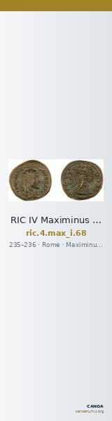 RIC IV Maximinus Thrax 68 — CANOA