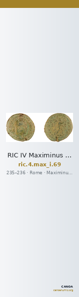 RIC IV Maximinus Thrax 69 — CANOA