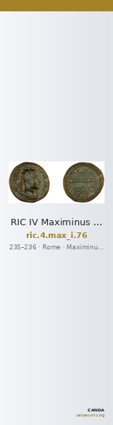 RIC IV Maximinus Thrax 76 — CANOA