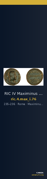 RIC IV Maximinus Thrax 76 — CANOA