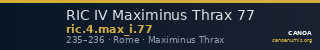 RIC IV Maximinus Thrax 77 — CANOA