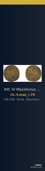 RIC IV Maximinus Thrax 78 — CANOA