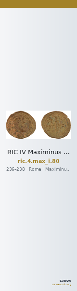 RIC IV Maximinus Thrax 80 — CANOA