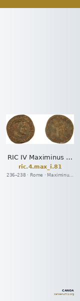 RIC IV Maximinus Thrax 81 — CANOA