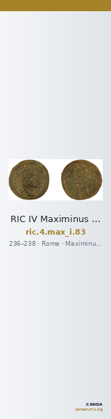 RIC IV Maximinus Thrax 83 — CANOA