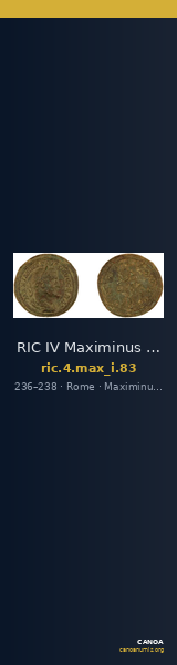 RIC IV Maximinus Thrax 83 — CANOA
