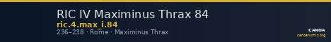 RIC IV Maximinus Thrax 84 — CANOA