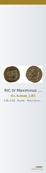 RIC IV Maximinus Thrax 85 — CANOA