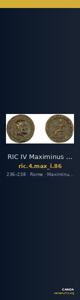 RIC IV Maximinus Thrax 86 — CANOA