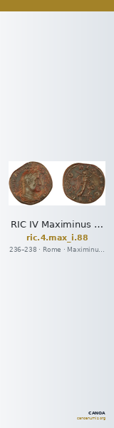 RIC IV Maximinus Thrax 88 — CANOA