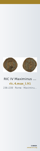 RIC IV Maximinus Thrax 91 — CANOA