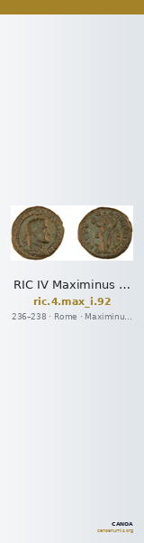 RIC IV Maximinus Thrax 92 — CANOA