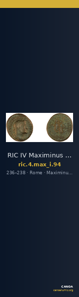 RIC IV Maximinus Thrax 94 — CANOA
