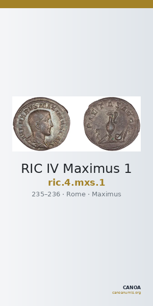 RIC IV Maximus 1 — CANOA