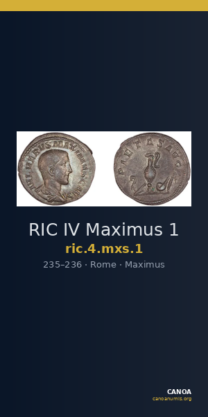 RIC IV Maximus 1 — CANOA