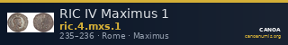 RIC IV Maximus 1 — CANOA