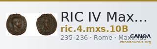RIC IV Maximus 10B — CANOA