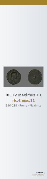 RIC IV Maximus 11 — CANOA