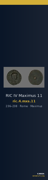 RIC IV Maximus 11 — CANOA