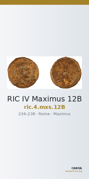 RIC IV Maximus 12B — CANOA