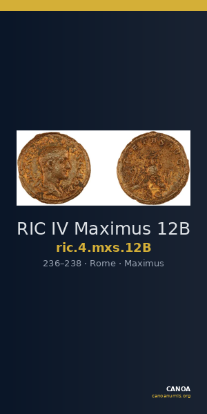 RIC IV Maximus 12B — CANOA