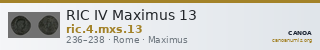 RIC IV Maximus 13 — CANOA