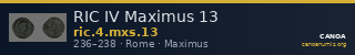RIC IV Maximus 13 — CANOA
