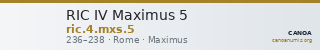 RIC IV Maximus 5 — CANOA