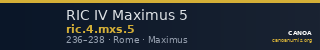 RIC IV Maximus 5 — CANOA