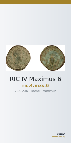 RIC IV Maximus 6 — CANOA