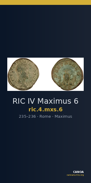 RIC IV Maximus 6 — CANOA