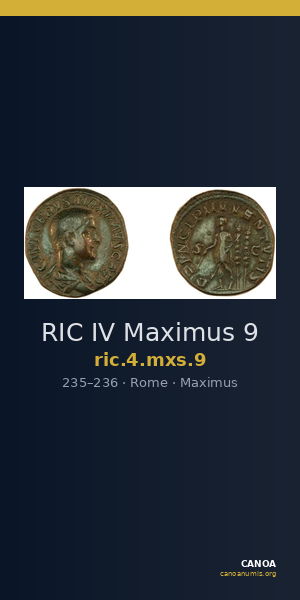 RIC IV Maximus 9 — CANOA
