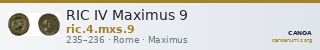RIC IV Maximus 9 — CANOA