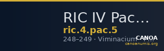 RIC IV Pacatianus 5 — CANOA