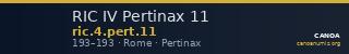 RIC IV Pertinax 11 — CANOA