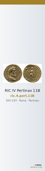 RIC IV Pertinax 11B — CANOA
