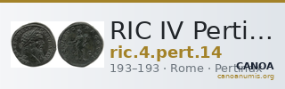 RIC IV Pertinax 14 — CANOA