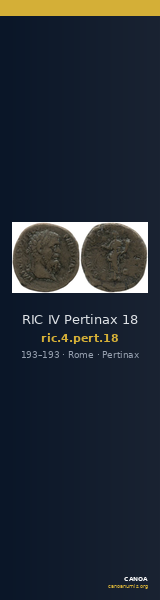 RIC IV Pertinax 18 — CANOA