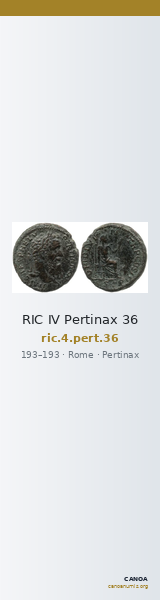 RIC IV Pertinax 36 — CANOA