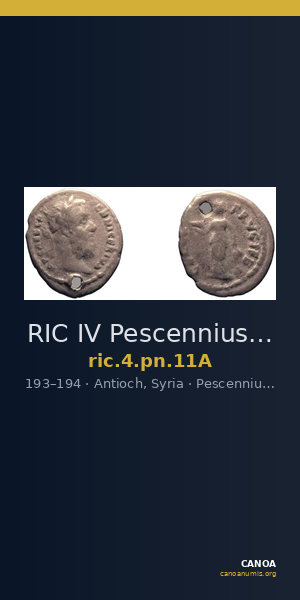 RIC IV Pescennius Niger 11A — CANOA