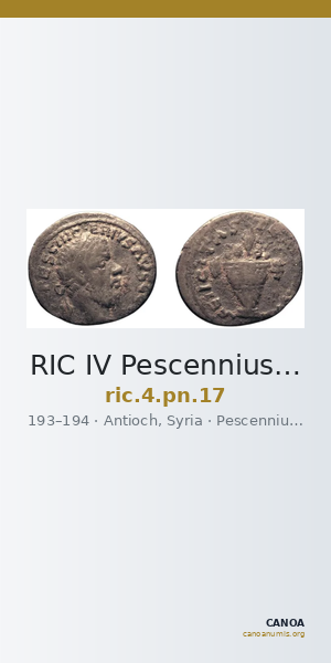 RIC IV Pescennius Niger 17 — CANOA