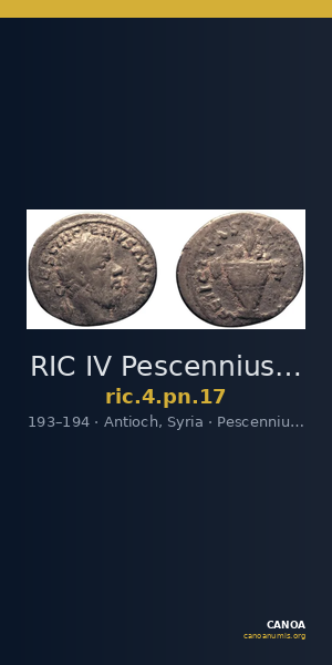 RIC IV Pescennius Niger 17 — CANOA
