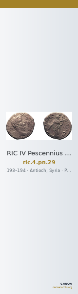 RIC IV Pescennius Niger 29 — CANOA
