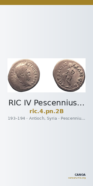 RIC IV Pescennius Niger 2B — CANOA