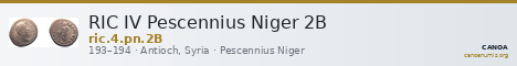 RIC IV Pescennius Niger 2B — CANOA