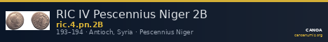 RIC IV Pescennius Niger 2B — CANOA